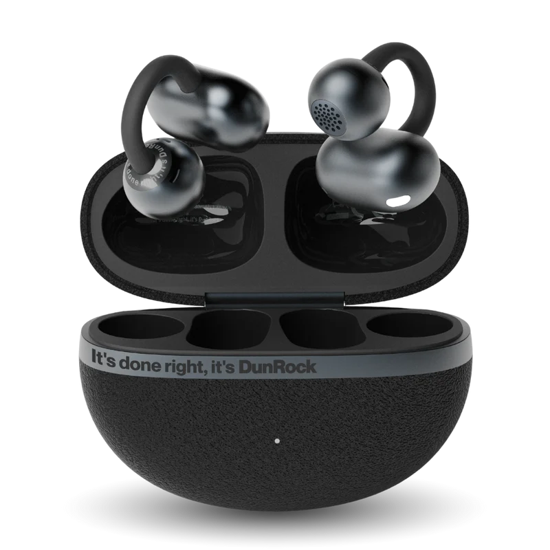 DunRock Clip – Bluetooth-Ohrhörer mit Ohrclips – Offenes Ohr