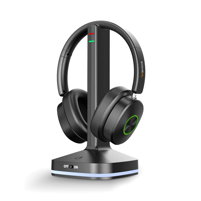Wantek® TV996WK No Delay Bluetooth Headset for Hard of Hearing