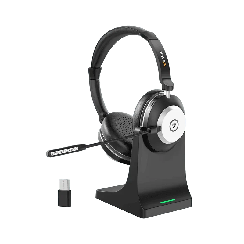 Wantek® WK882BT Noise Canceling Bluetooth Headset for Work