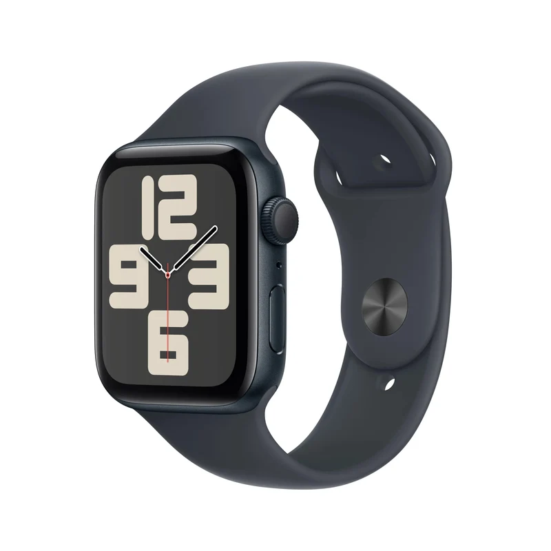 Retourenware Apple Watch SE2 (2024) GPS 44mm mit Sport Band M/L - Midnight Wie Neu
