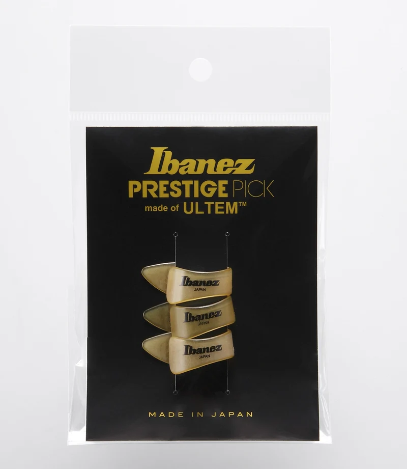 IBANEZ Ultem Daumen Picks Made in Japan - Natural 3er Pack Medium PUL22M