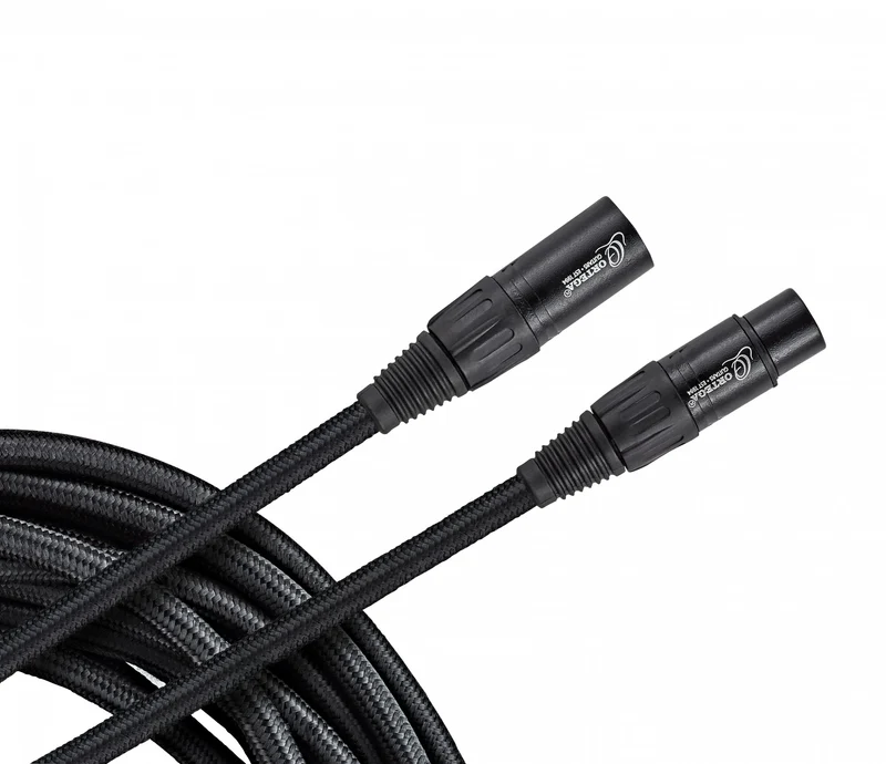 Ortega Mikrofonkabel XLR/XLR 9m OECM-30XX Black Cotton