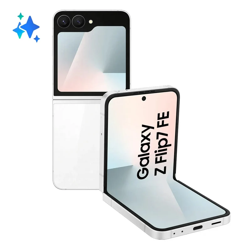 Samsung Galaxy Z Flip7 FE, 18 GB, 128 GB, Weiß