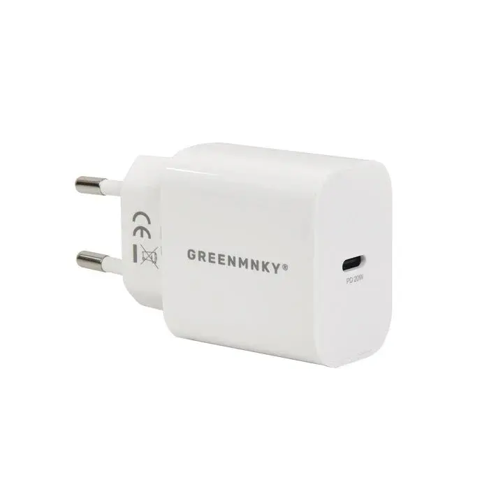 GreenMNKY - Speed Series PD 20W USB C Quick Charger
