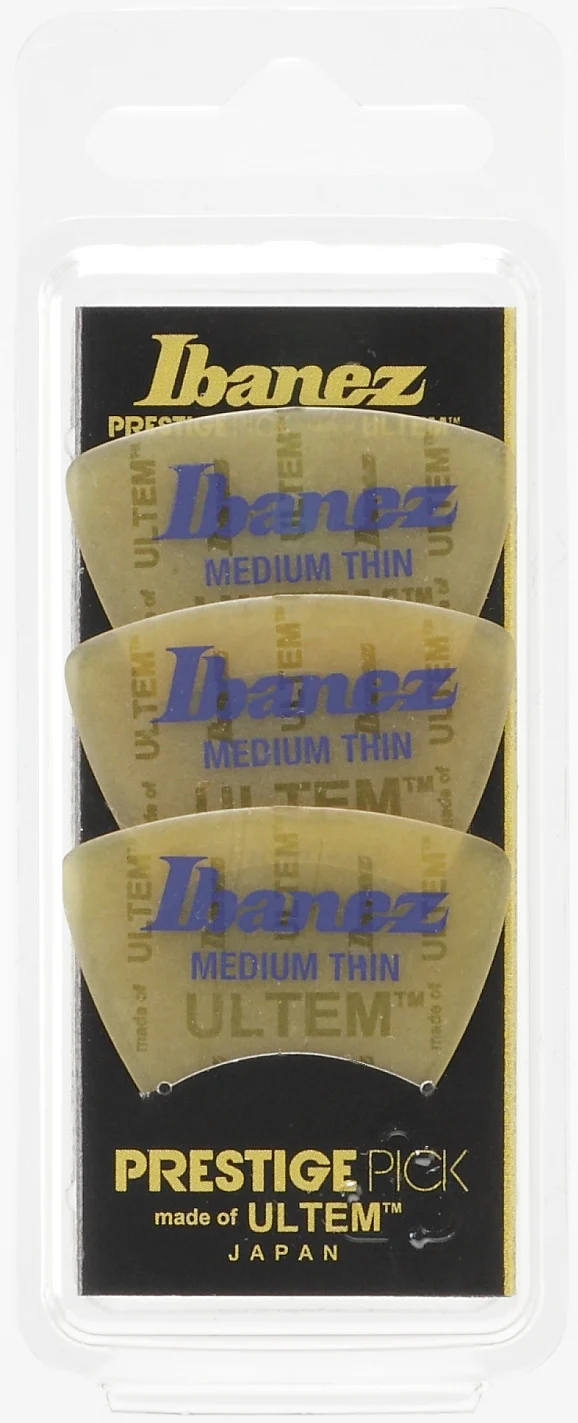 IBANEZ Ultem Flat Thin Pick Made in Japan - Natural 3er Pack BUL8MT073