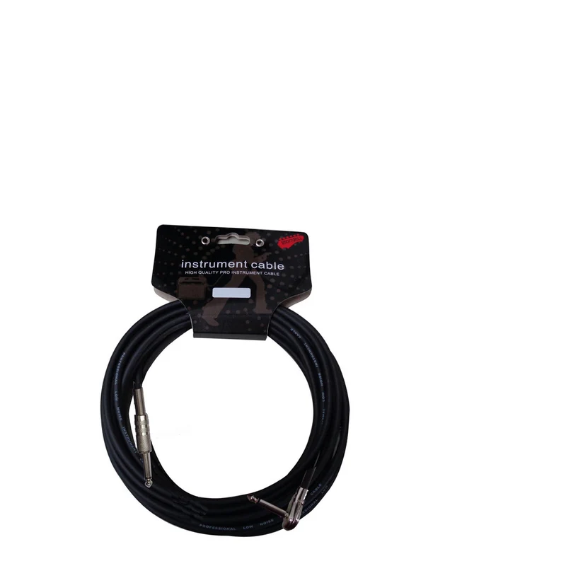 Instrumentenkabel MSA 6m schwarz, Winkel/gerade KABL2