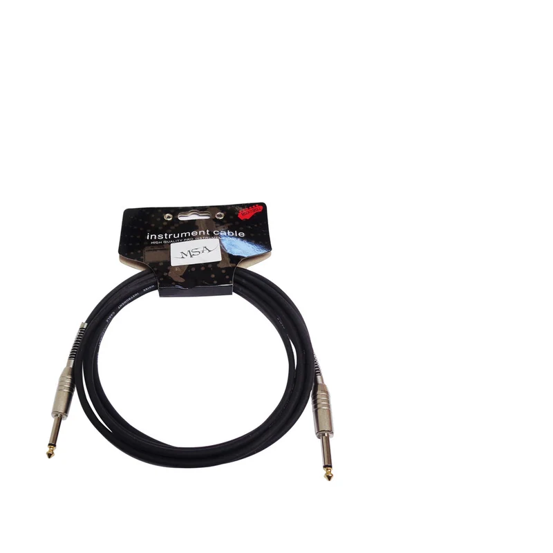 Instrumentenkabel MSA 3m schwarz, gerade/gerade KAB53