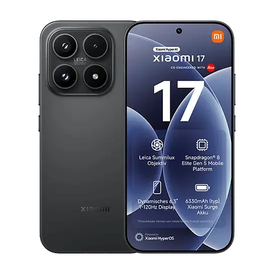 Xiaomi 17 5G Dual Sim 12GB RAM 512GB - schwarz