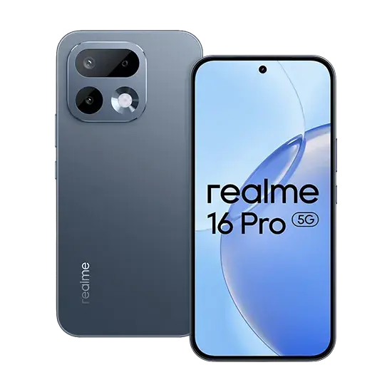 Realme 16 Pro Grey camera MediaTek Dimensity 7300-Max - 256 GB