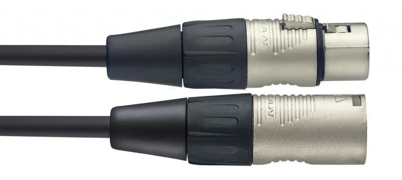 Mikrofonkabel XLR/XLR 1m STAGG NMC1R/REAN