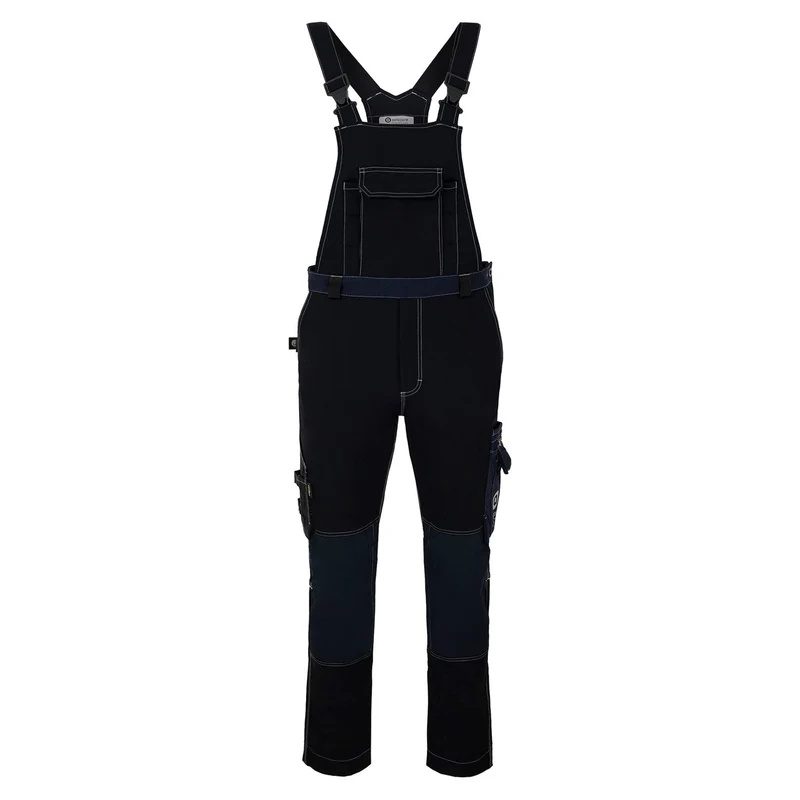 Avacore Latzhose, Stretch, Cordura, schwarz und marineblau, Größe 62, Avaflex