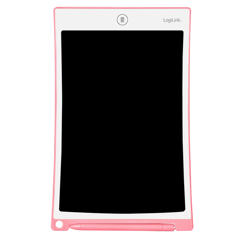 LCD-Kinderschreibtafel 10", lösch- und wiederbeschreibbar, augenschonend, Pink
