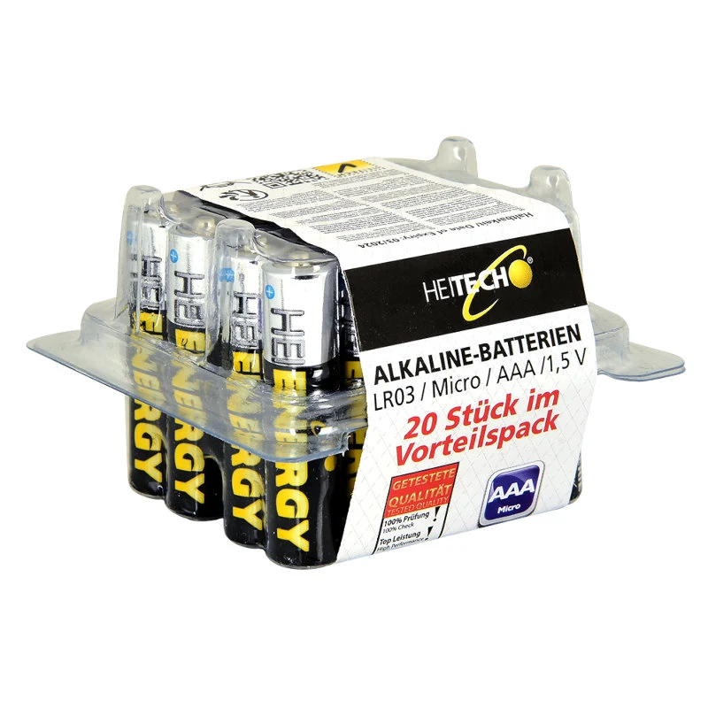 Micro Heitech 20er-Pack Alkaline