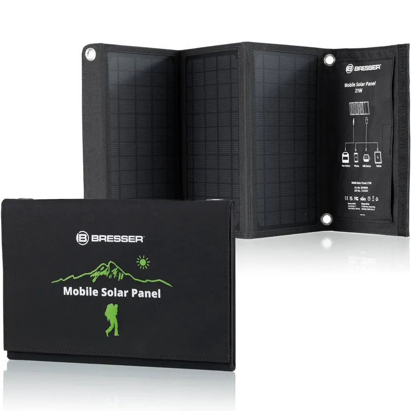 Solar-Panel 21W 1xUSB/1xDC 18V max. 1,1A