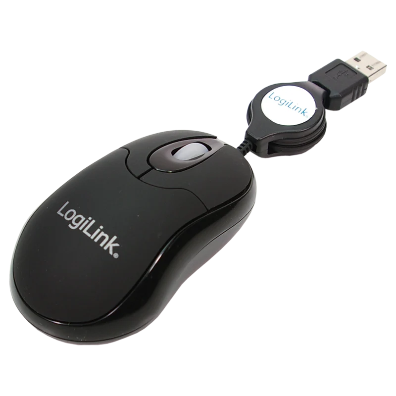 Maus mini USB mit ausziehbarem Kabel