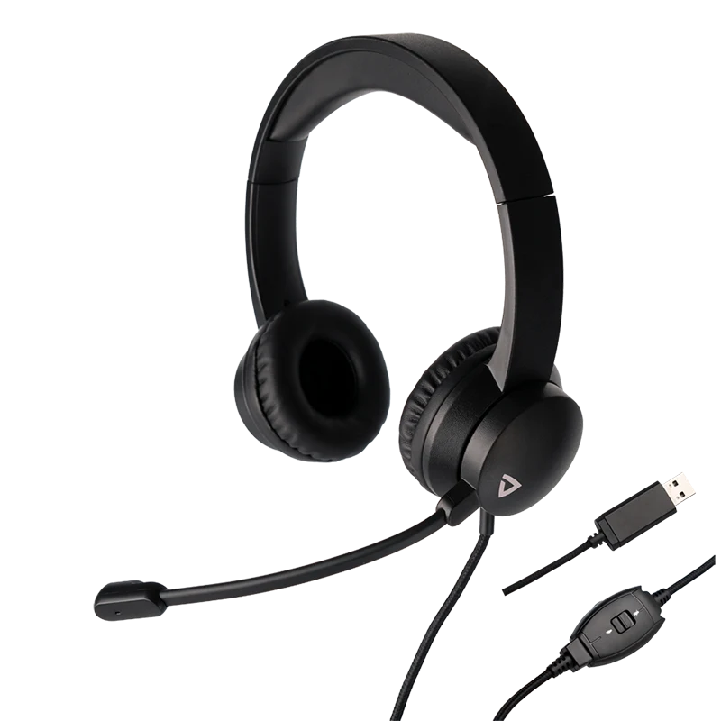 PC-Headset USB mit Bügelmikrofon THX-20