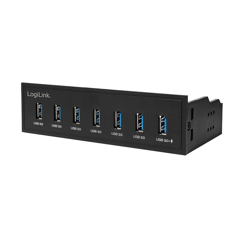 Frontpanel USB 3.0 Hub 7-port LogiLink