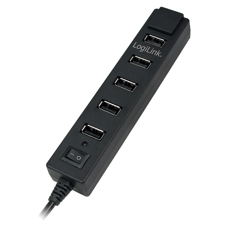 USB-Hub 2.0, 7 Port inkl. Netzteil(3.5A)