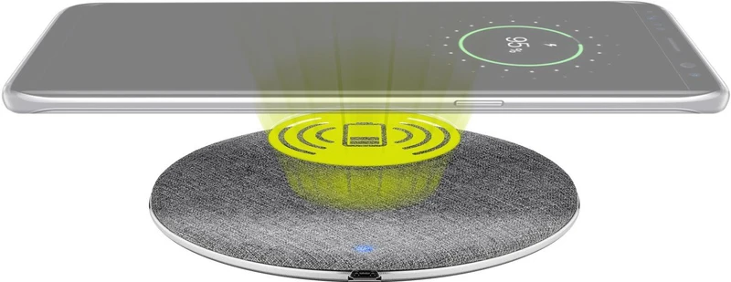 Qi Ladepad Alu goobay 10W exkl. Netzteil