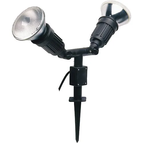 Erdspieß für 2xE27 PAR38 Strahler IP 44
