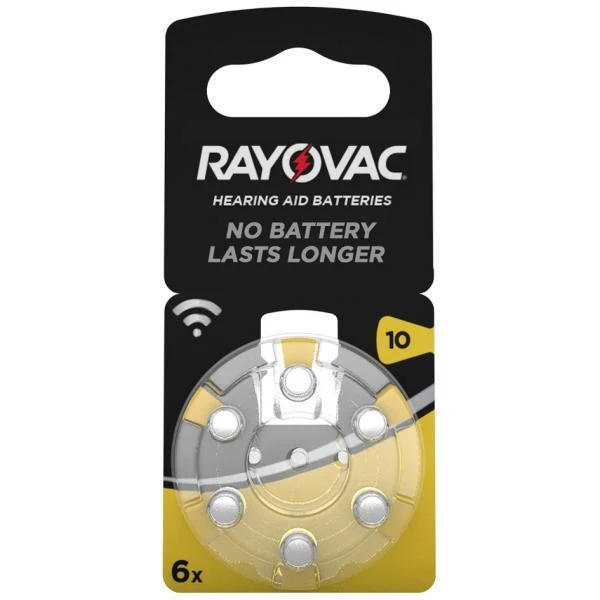 Hörgerätebatterie 1.4V 10AS 6Stück