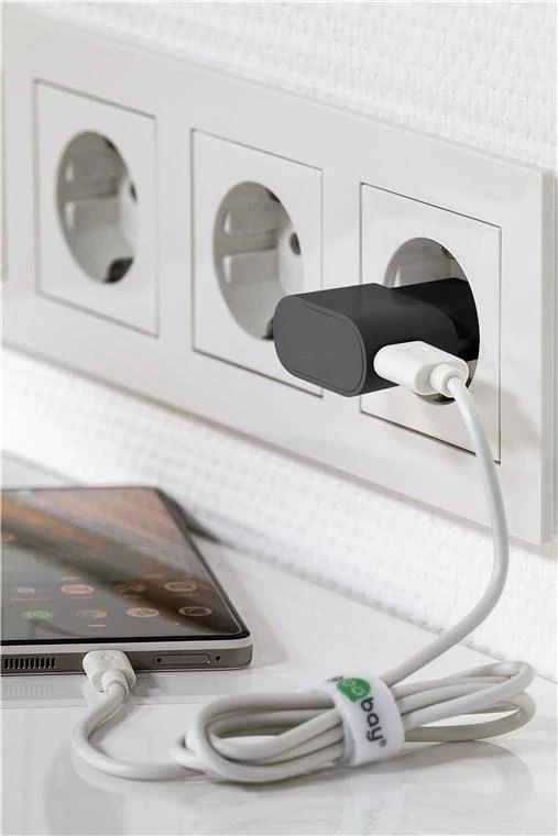 USB-Netzteil 1-fach 1A sw,