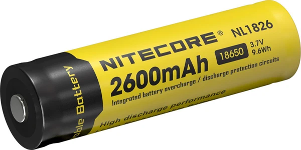 3,7V Li-Ion 18650 2600mAh Nitecore