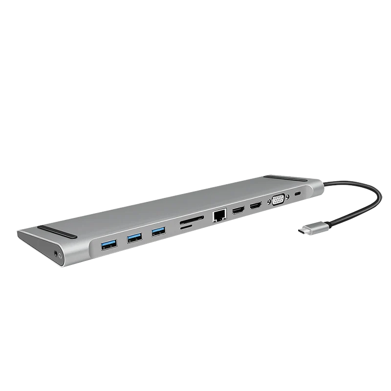 USB-C Dockingstation, 11-Port, PD 100W