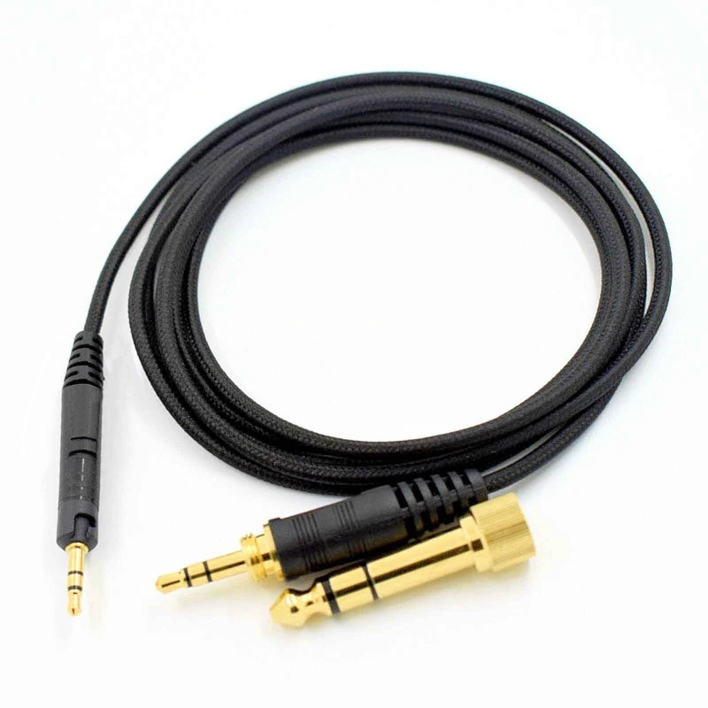 2m Premium Nylon Anschlusskabel Sennheiser HD559 HD560S HD569 HD598 HD599 HD558 ..
