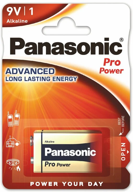 9V-BLOCK Panasonic Pro Power 680mAh