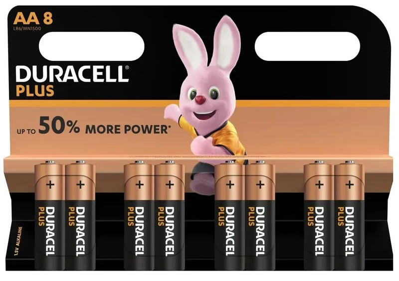 Mignon | AA | 1,5V | Alkaline Batterien | 8er Pack | Duracell