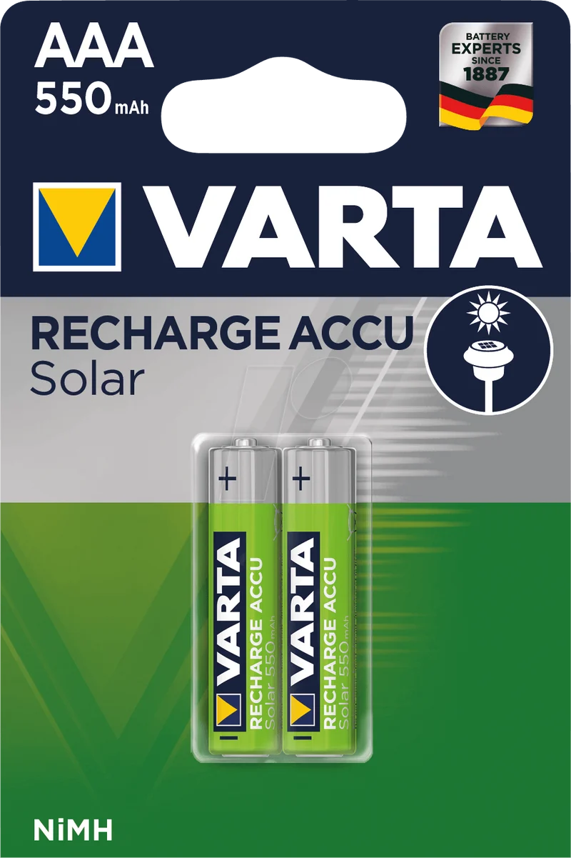1.2V Micro 550mAh Varta 2er Pack