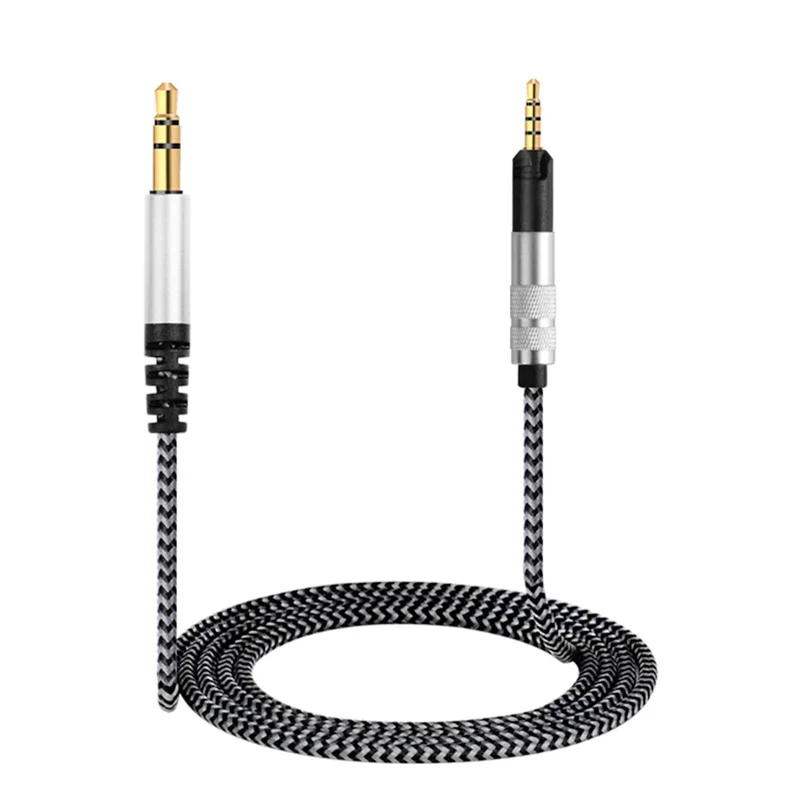 2m Ersatz Audio Nylon Anschlusskabel Sennheiser HD559 HD569 HD589 HD599...