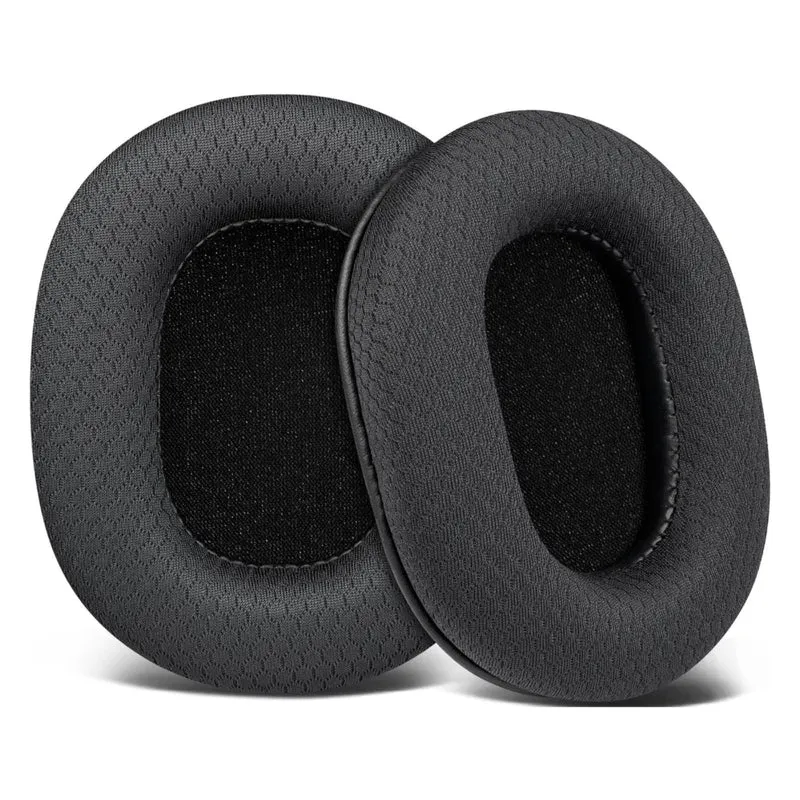 Ersatz Ohrpolster Audio Technica ATH M50X M40X M30X M20X MSR7 SX1 schwarz Mesh