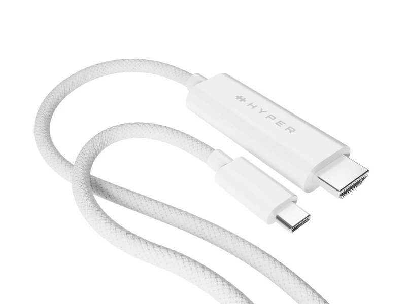 HyperDrive USB-C zu HDMI 4K60Hz Kabel - Weiß