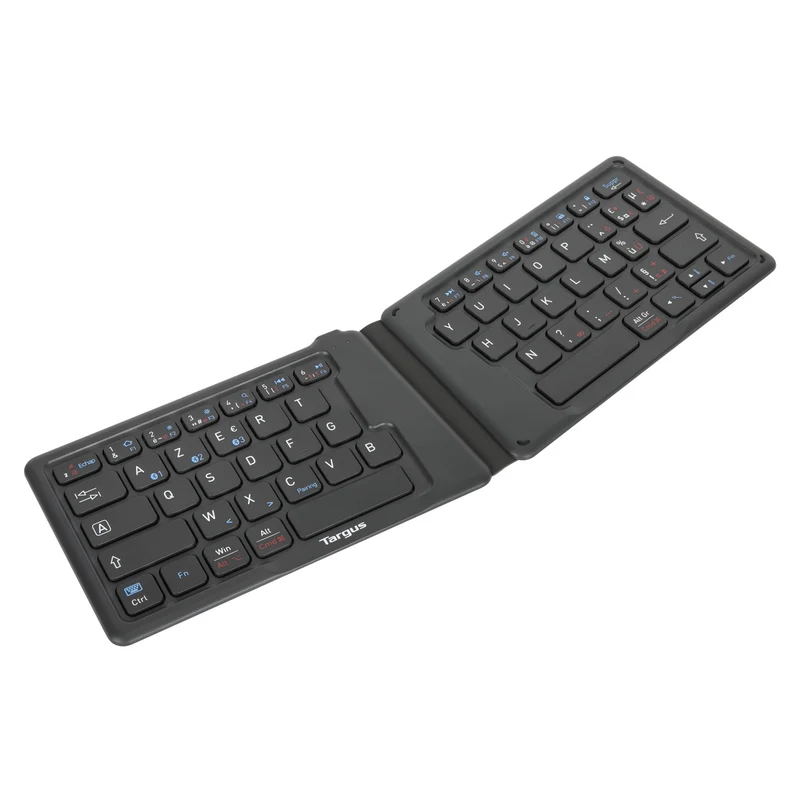 Antimikrobielle faltbare ergonomische Tastatur (Französisch)