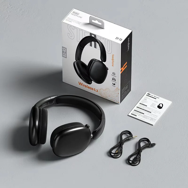 Wireless Bluetooth 5.3 Kopfhörer SY-T9 ENC Over Ear Stereo Headset