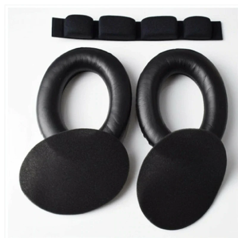 Kunstleder Ohrpolster Kopfband für Sennheiser Kopfhörer HD545, HD580, HD600, HD650, HD660