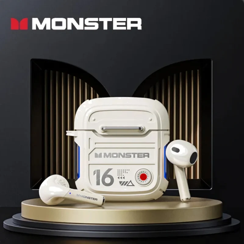Monster Airmars XKT16 Bluetooth Earphones Wireless Headphones Earbuds
