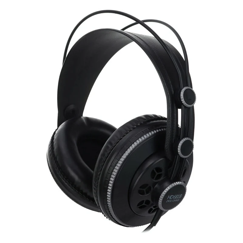 Superlux HD681 Stereo Kopfhörer Schwarz Grau mit Zubehör 6.3 mm Adapter Neu