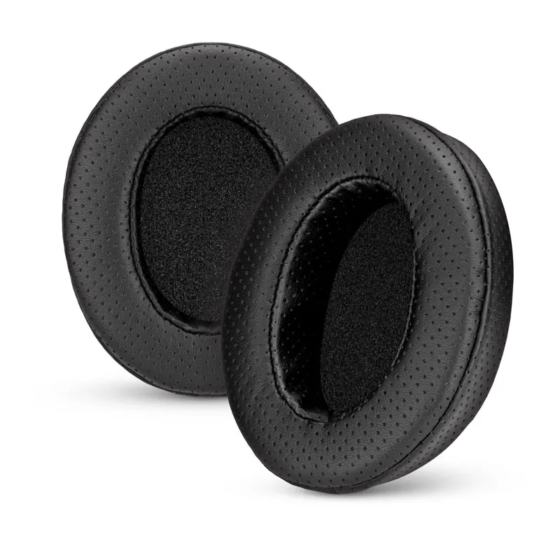 Ersatz-Ohrpolster mit Perforation für Steelseries Arctis Nova Serie 1/P/X 3 5/P/X 7/P/X PRO & PRO für Xbox-Headsets, atmungsaktives PU-Leder + Memory-Schaum