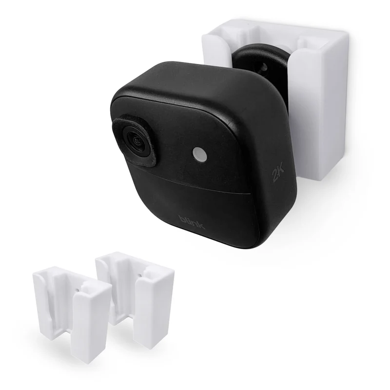 Blink Outdoor 4 / Outdoor 4 2K Plus Wandhalterung – Sichere Kamerahalterung mit VHB-Klebeband oder Schraubbefestigung, einfaches Einschieben, 2er-Pack