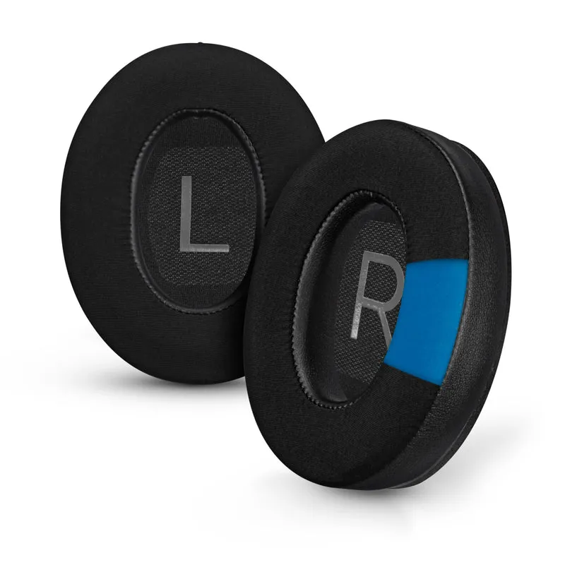 Hybrid-Ersatz-Ohrpolster für Bose QuietComfort 45 (QC45) Wireless-Kopfhörer, weiches Gel, atmungsaktives Gewebe mit PU-Leder und Memory-Schaum, extra Komfort