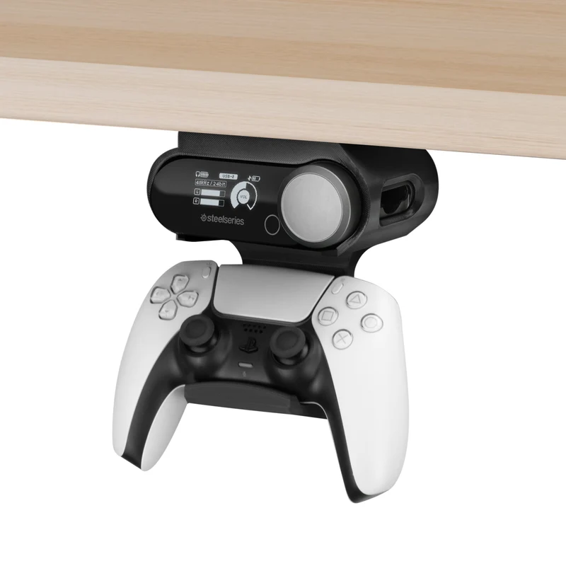 Untertischhalterung und Gamecontroller-Aufhänger für SteelSeries Arctis Nova Pro Wireless, Nova Pro Omni und Nova Elite Basisstation