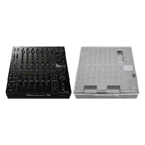 Pioneer DJ DJM-V10-LF Long Fader Creative-style 6-channel DJ Mixer + Decksaver Dust Cover