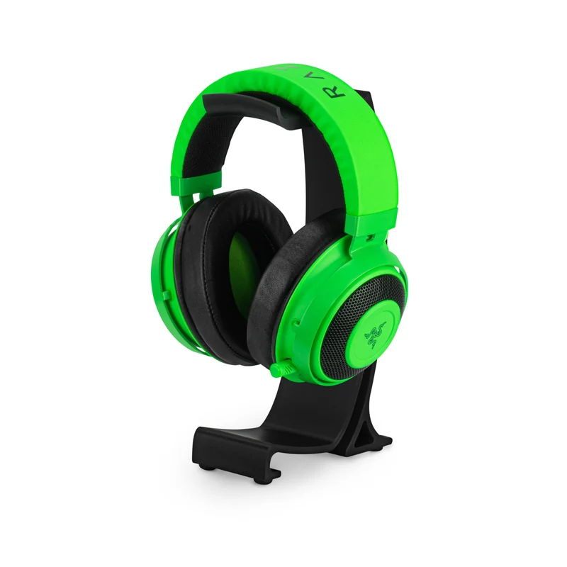Kopfhörerständer für den Schreibtisch – Gebogener Aufhänger mit rutschfester Basis und Kabelmanagement – ​​Kompatibel mit SteelSeries, Sennheiser, Razer, Bose, Sony und mehr