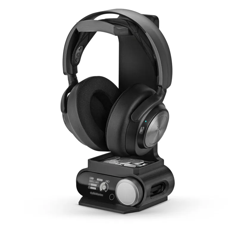 Kopfhörerständer, entwickelt für Steelseries Arctis Nova Pro Wireless, Nova Pro Omni & Nova Elite Headsets mit Dock für die kabellose Basisstation