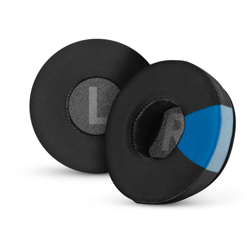 Hybrid-Ohrpolster für JBL JR300BT, TUNE 500, 510BT, 600BTNC Kopfhörer, Cool Gel, superweicher Stoff, PU-Leder und dicker Memory Foam