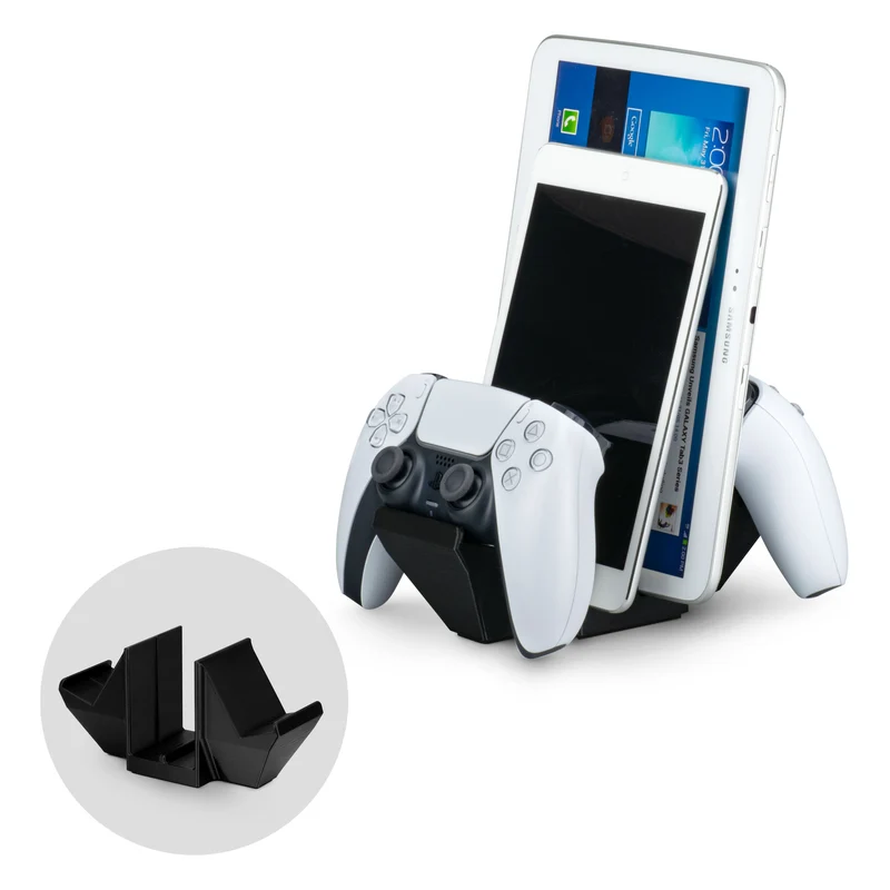 Dual Game Controller & Tablet-Handy-Desktop-Halter - Universelles Design für die meisten Gamepads und Tablets, reduziert Unordnung und bleibt organisiert
