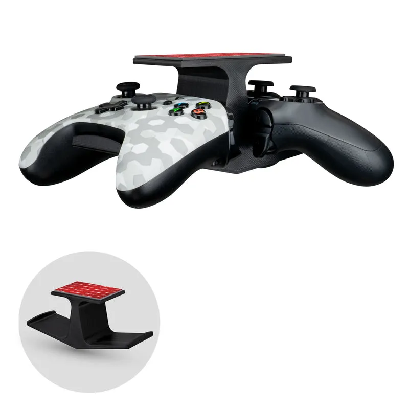 The Dock - Dual Under Desk Game Controller Aufhänger für Xbox, PS5/PS4, Universalhalterung, kein Durcheinander und einfach zu installieren